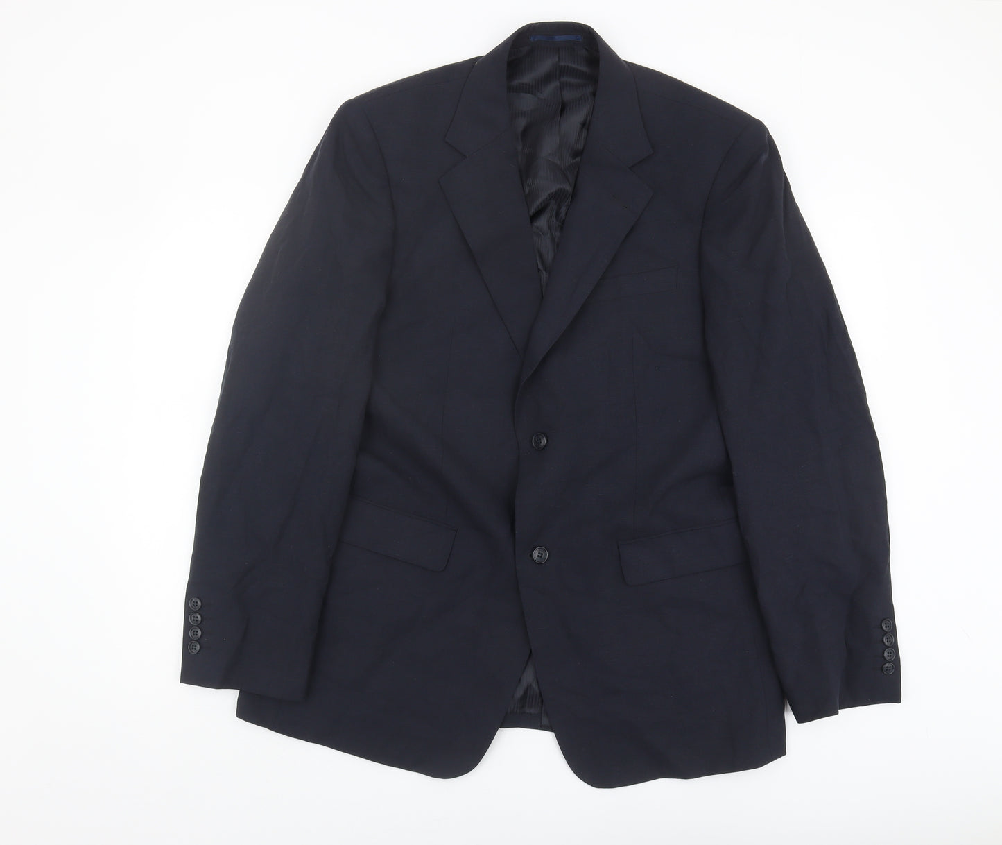 Thomas Nash Men's Blue Blazer, Regular Fit, 40R, Formal