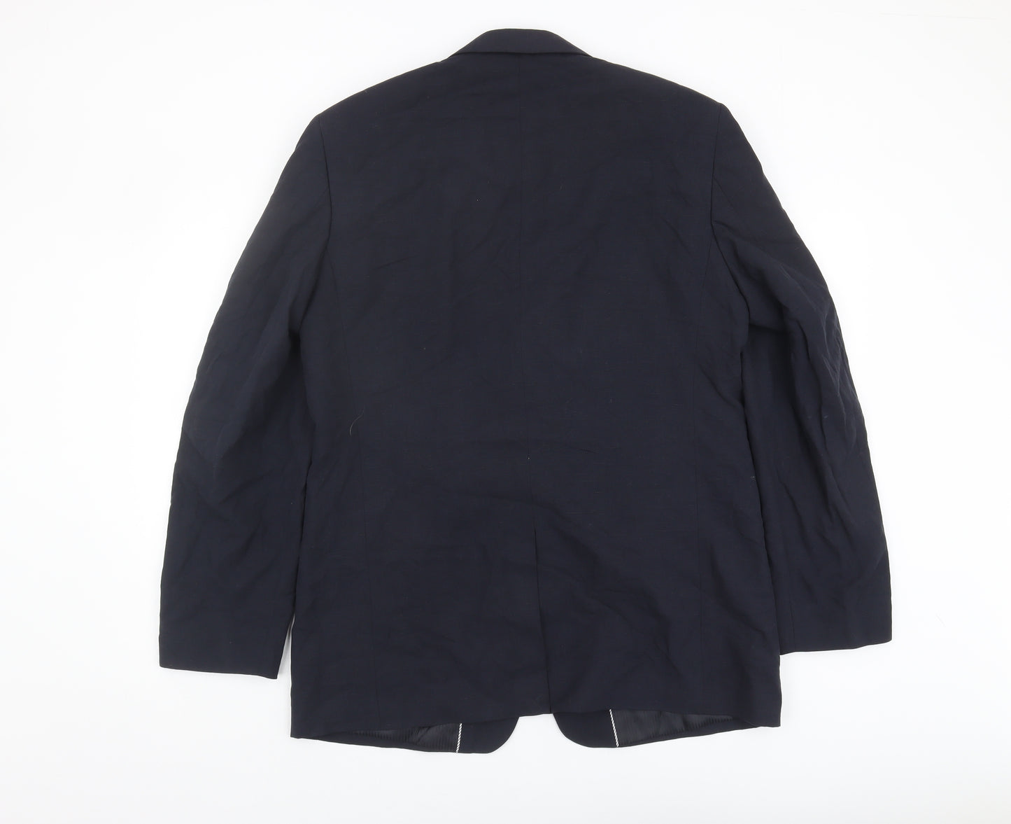 Thomas Nash Men's Blue Blazer, Regular Fit, 40R, Formal