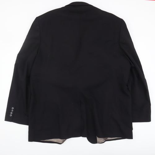 Marks and Spencer Men's Black Wool Blazer 50L