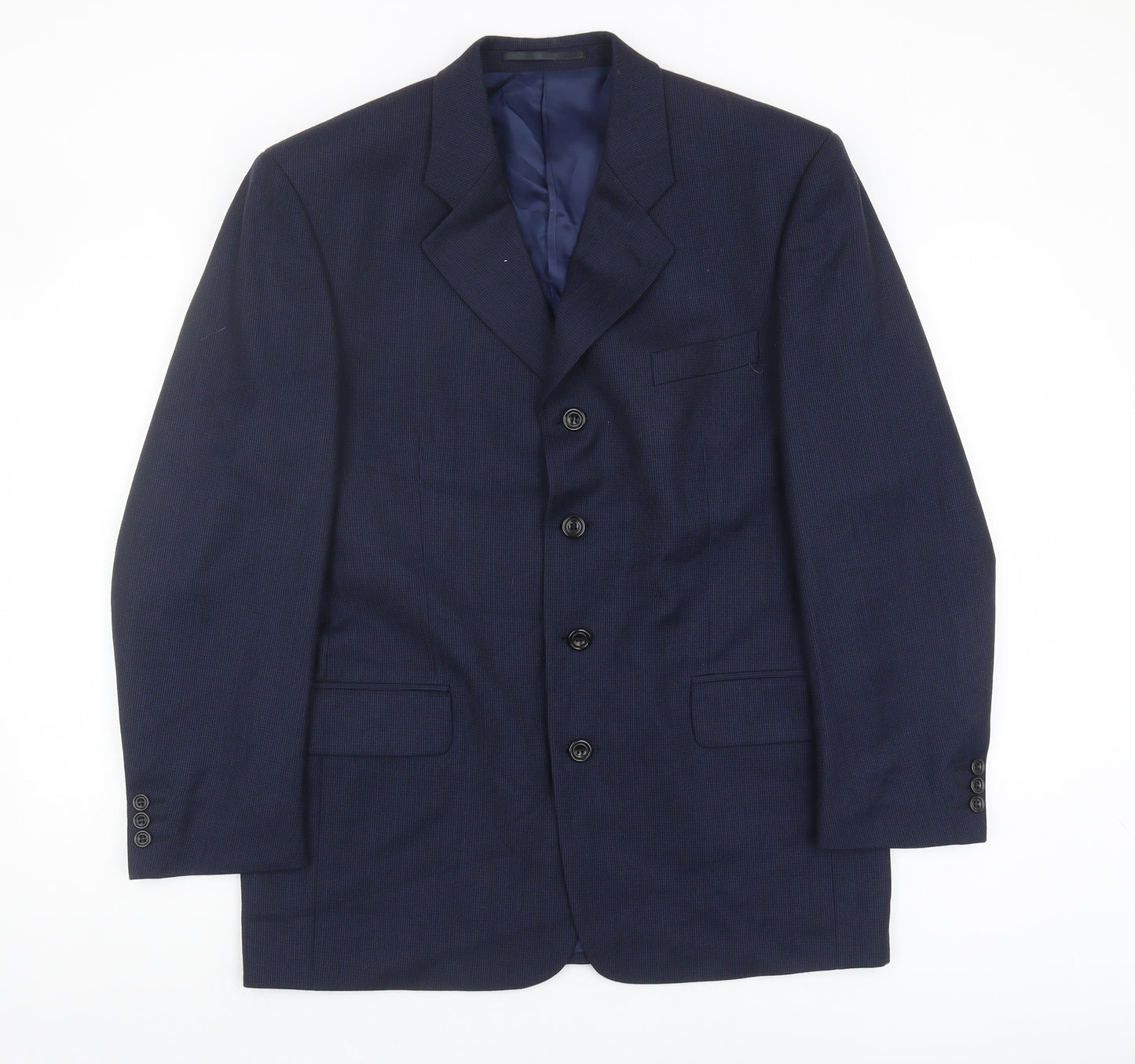 Austin Reed Men's Blue Wool Suit Jacket 40S
