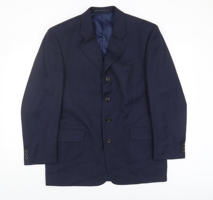 Austin Reed Men's Blue Wool Suit Jacket 40S