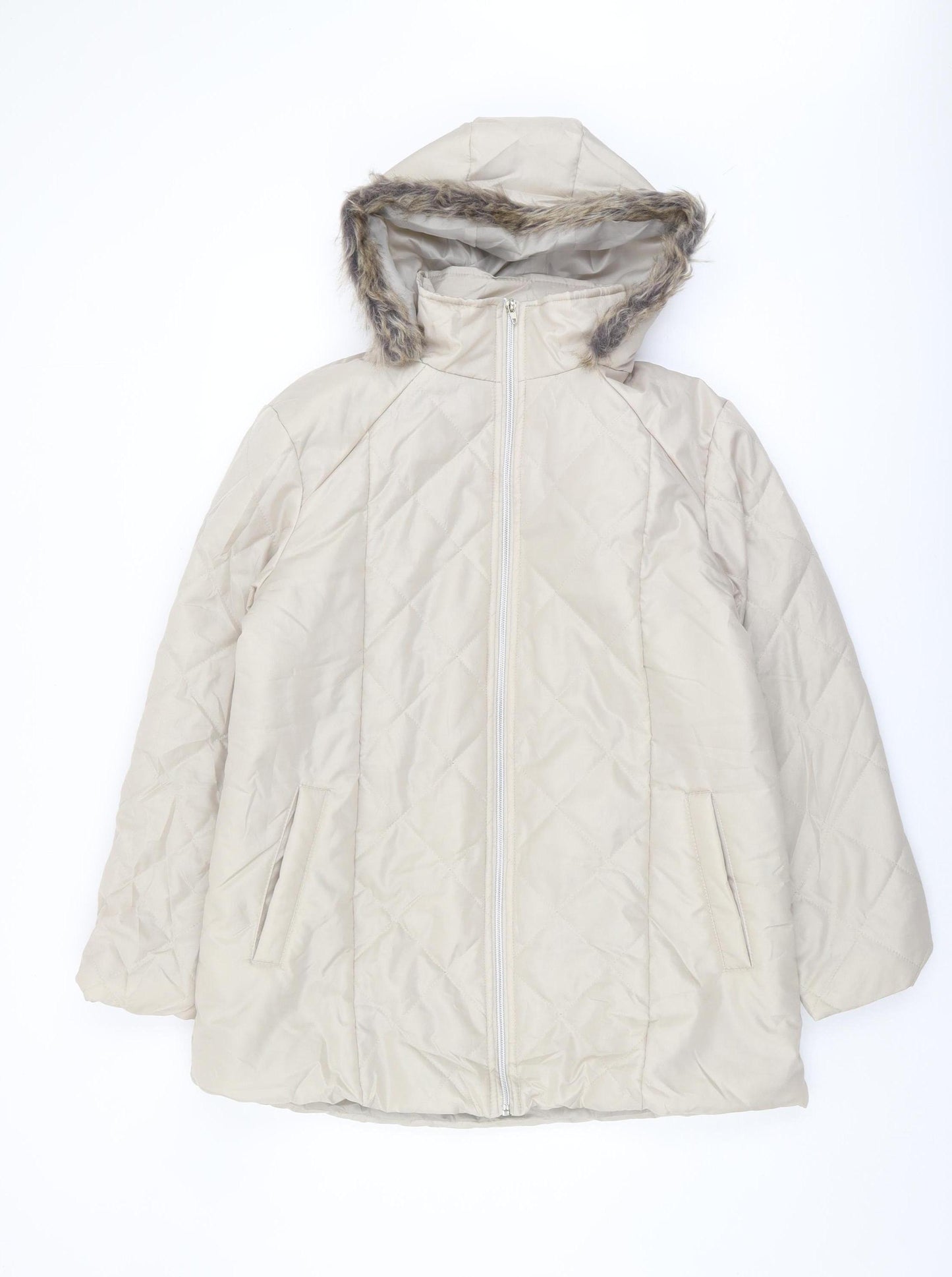 Anne De Lançay Women's Beige Puffer Jacket S
