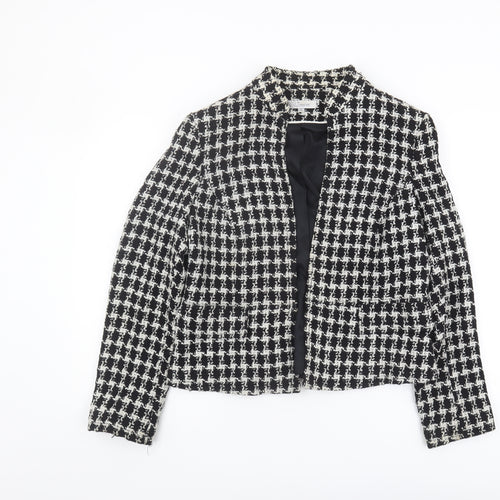 J. Taylor Women’s Black Check Blazer Size 16