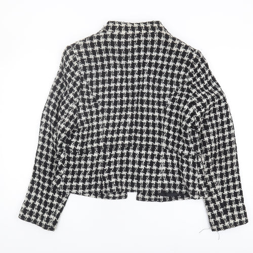 J. Taylor Women’s Black Check Blazer Size 16