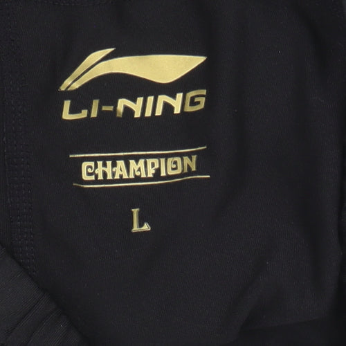 Li-Ning Men's Black Jogger Trousers Size L