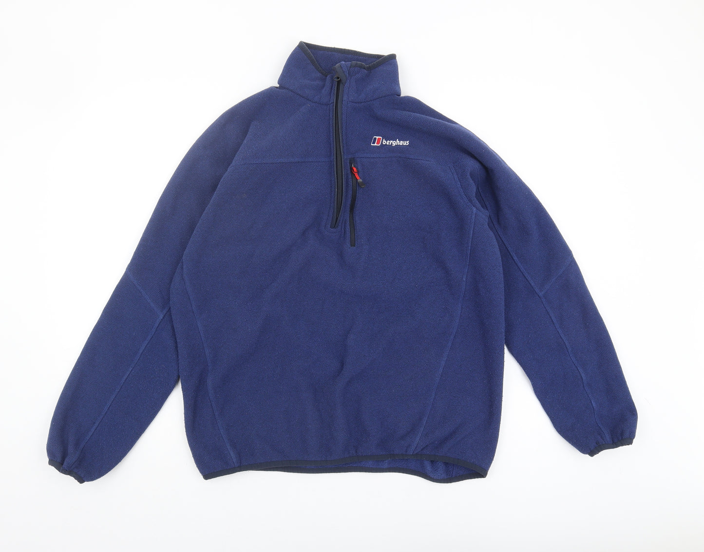 Berghaus Men's Blue Fleece 1/4 Zip Sweatshirt L