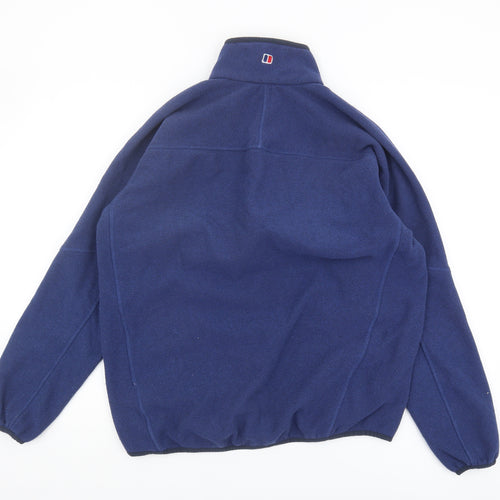 Berghaus Men's Blue Fleece 1/4 Zip Sweatshirt L