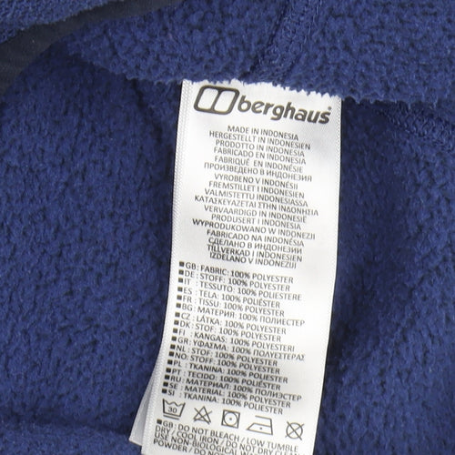 Berghaus Men's Blue Fleece 1/4 Zip Sweatshirt L