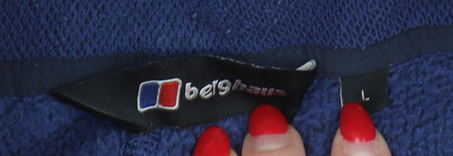 Berghaus Men's Blue Fleece 1/4 Zip Sweatshirt L