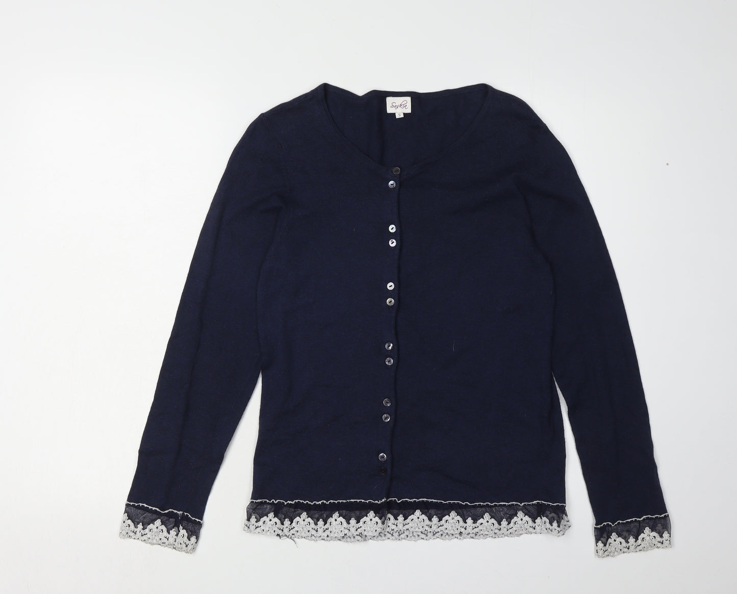 Saskia Women's Blue Cardigan, Size S