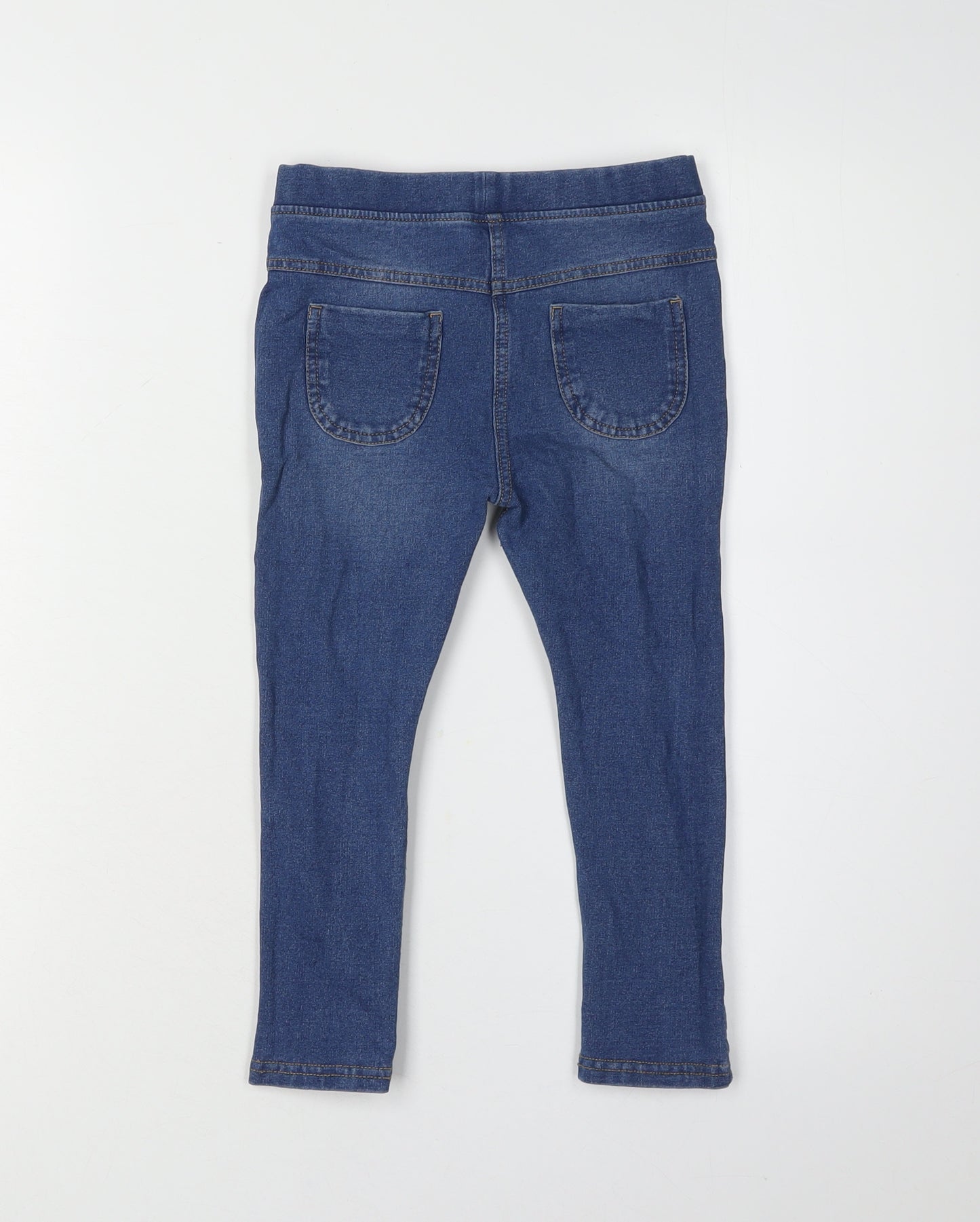 Marks and Spencer Girls Blue Jegging 4-5Y Cotton Denim