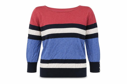 Front view of Next Women's Multicoloured Striped jumper, size 6