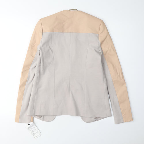 Isabella Oliver Women's Beige Blazer 2XS Slim Fit