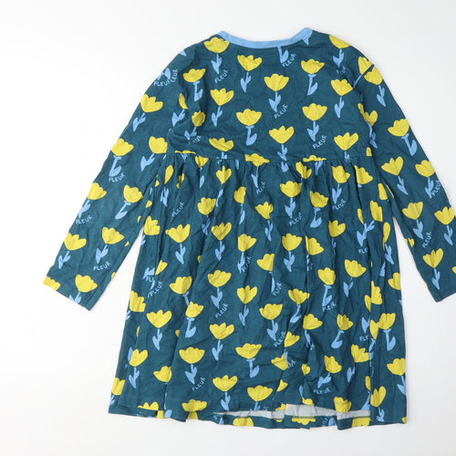 John Lewis Girls Multicoloured Long Sleeve Floral Dress
