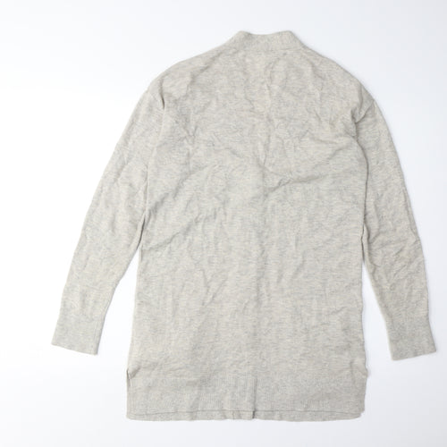 Gap Women's Grey V-Neck Cardigan XS