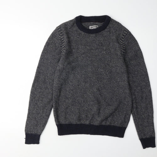 FatFace Men's XS Blue Pullover Jumper, Cotton Blend
