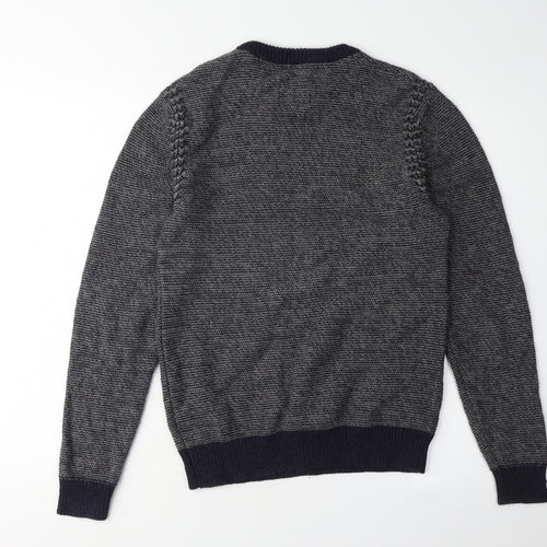 FatFace Men's XS Blue Pullover Jumper, Cotton Blend