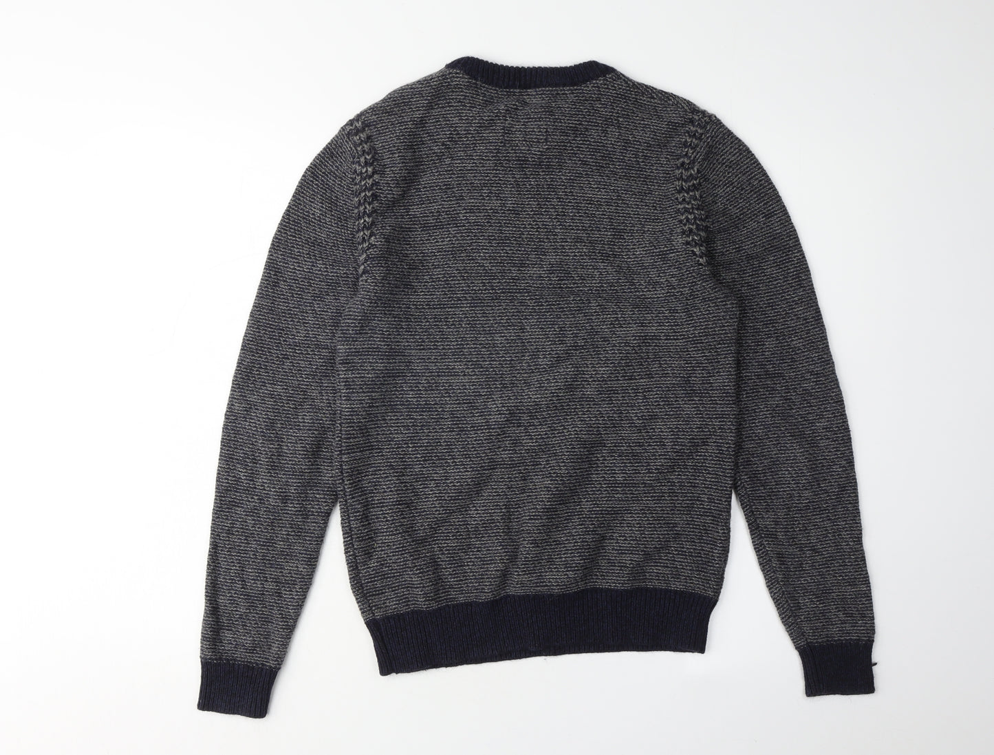 FatFace Men's XS Blue Pullover Jumper, Cotton Blend