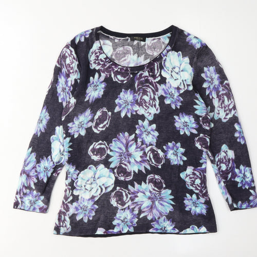 Precis Women's Multicoloured Floral Knit Pullover XS