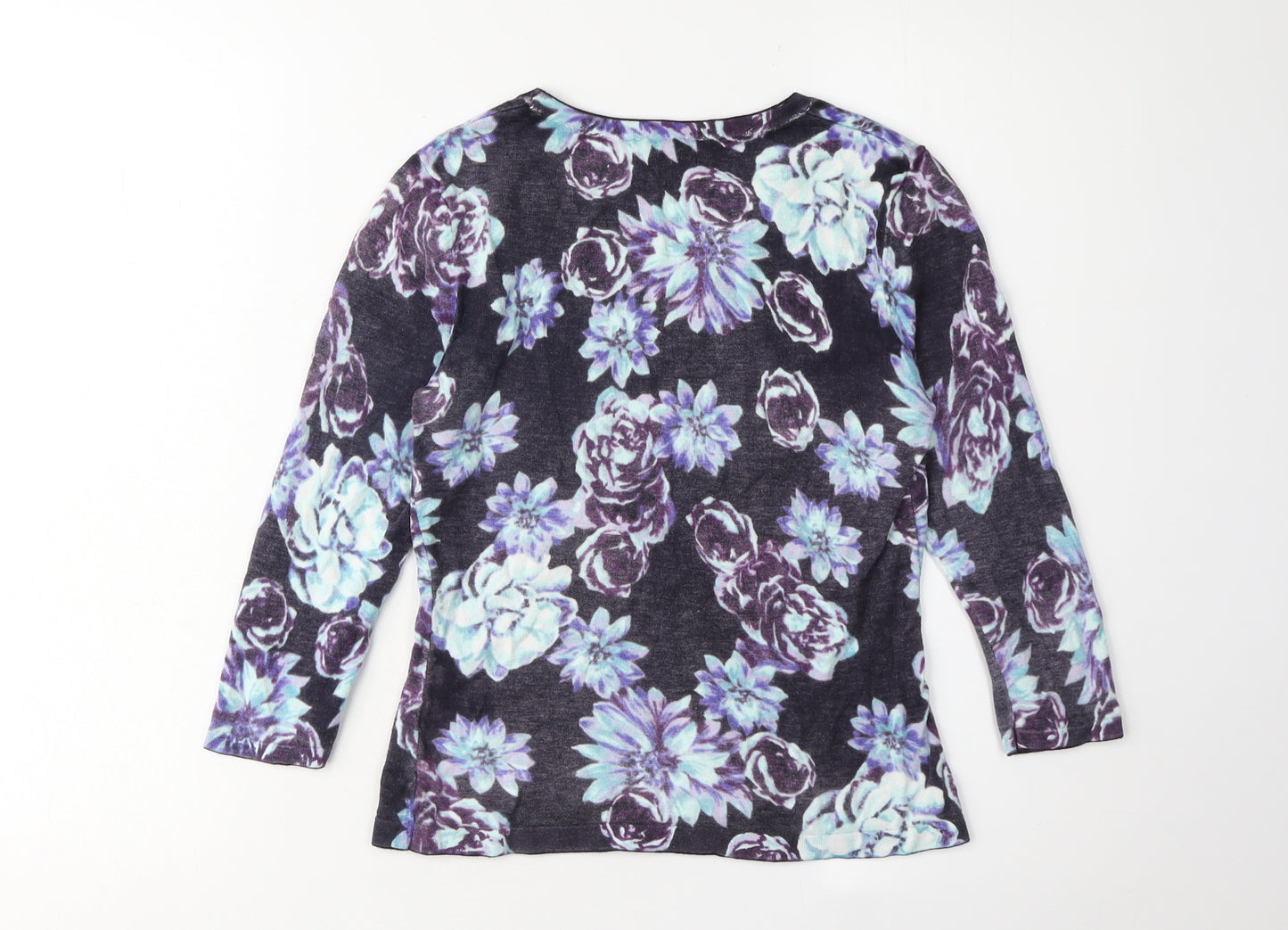 Precis Women's Multicoloured Floral Knit Pullover XS