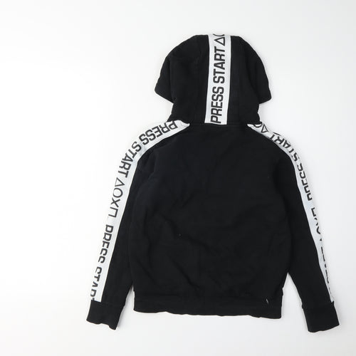 Next Boys Black PlayStation Hoodie 10 Years Pullover Style