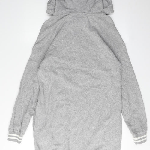 Superdry Grey Jumper Dress Women Size 10 Casual