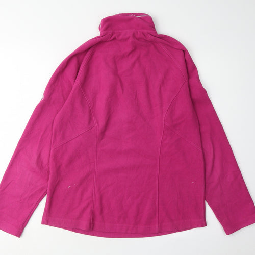 Craghoppers Women's Pink High Neck Fleece Sweatshirt Size 10