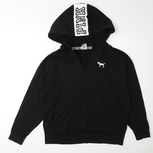 Victoria's Secret Black Pullover Hoodie, Women S