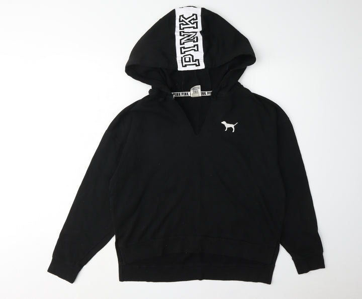 Victoria's Secret Black Pullover Hoodie, Women S