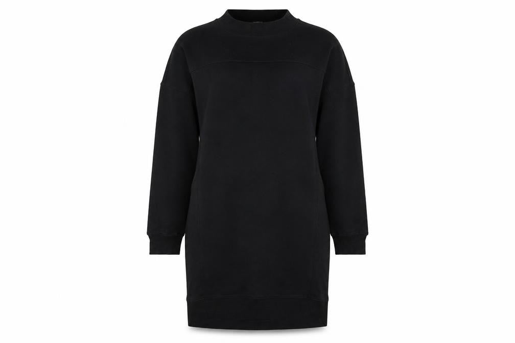 Monki Women’s Black Dress M, Cotton Blend Casual