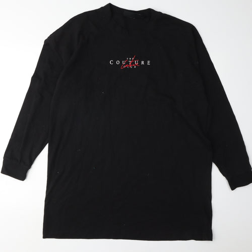 The Couture Club Men's Black Long Sleeve T-Shirt M
