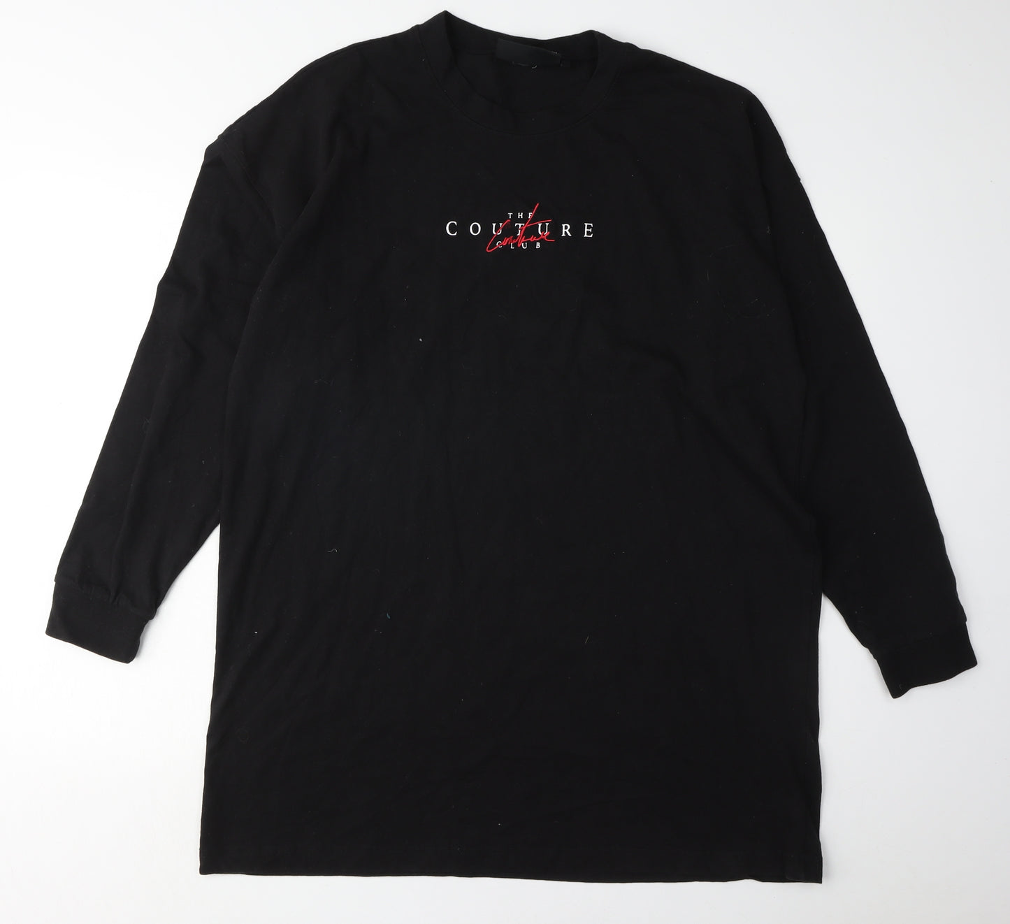 The Couture Club Men's Black Long Sleeve T-Shirt M