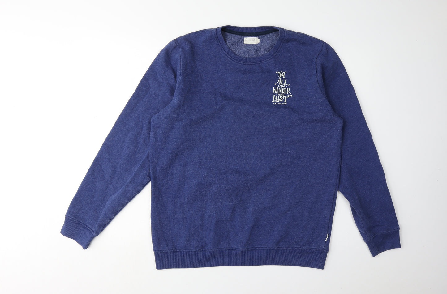 Saltrock Men's Blue Graphic Pullover Sweatshirt Size L