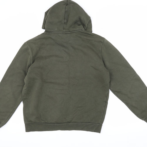 Puma Men's Green Pullover Hoodie, Size S