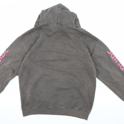 PrettyLittleThing Women’s Grey Pullover Hoodie M