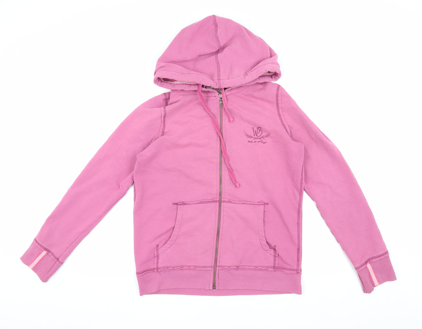 White Stuff Women's Pink Hooded Jacket, Size 12