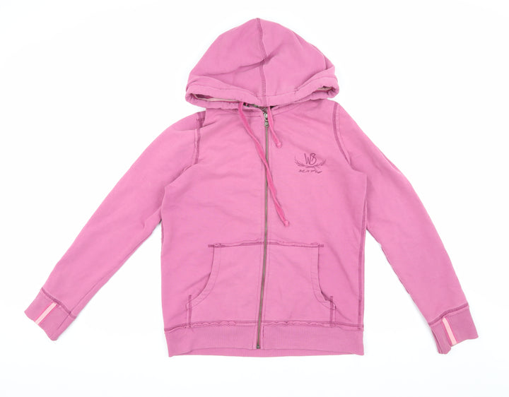 White Stuff Women's Pink Hooded Jacket, Size 12