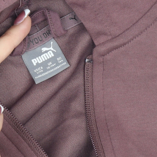 Puma Girls Brown Basic Jacket 13-14 Years