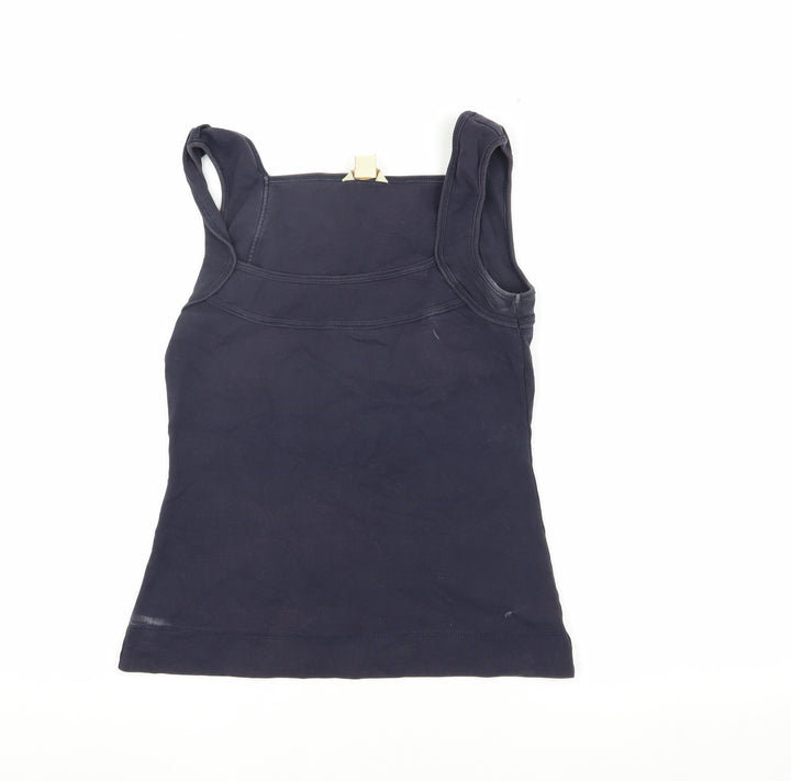 Monsoon Women's Blue Tank Top, Size 10, Solid Camisole
