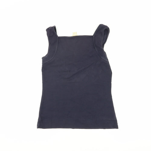 Monsoon Women's Blue Tank Top, Size 10, Solid Camisole