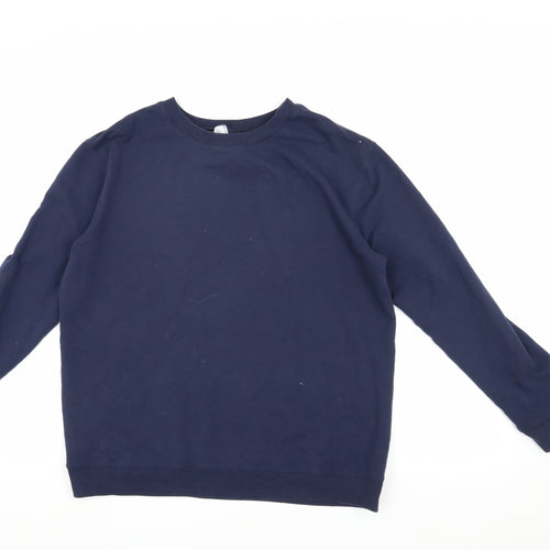 Decathlon Men's Blue Pullover Sweatshirt L