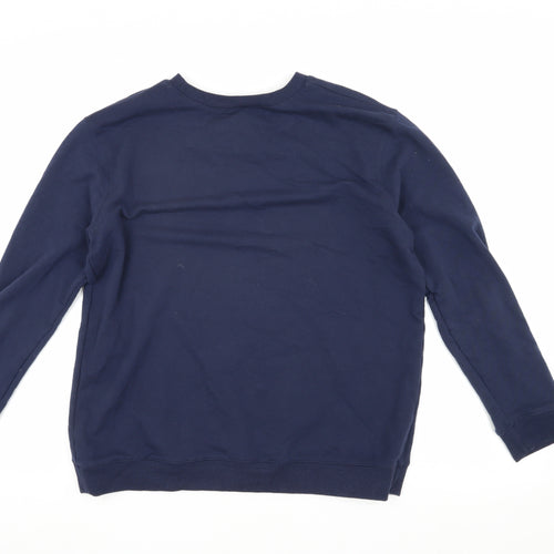 Decathlon Men's Blue Pullover Sweatshirt L