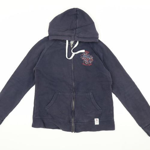 Next Women’s Blue Hooded Jacket Size 10 Casual