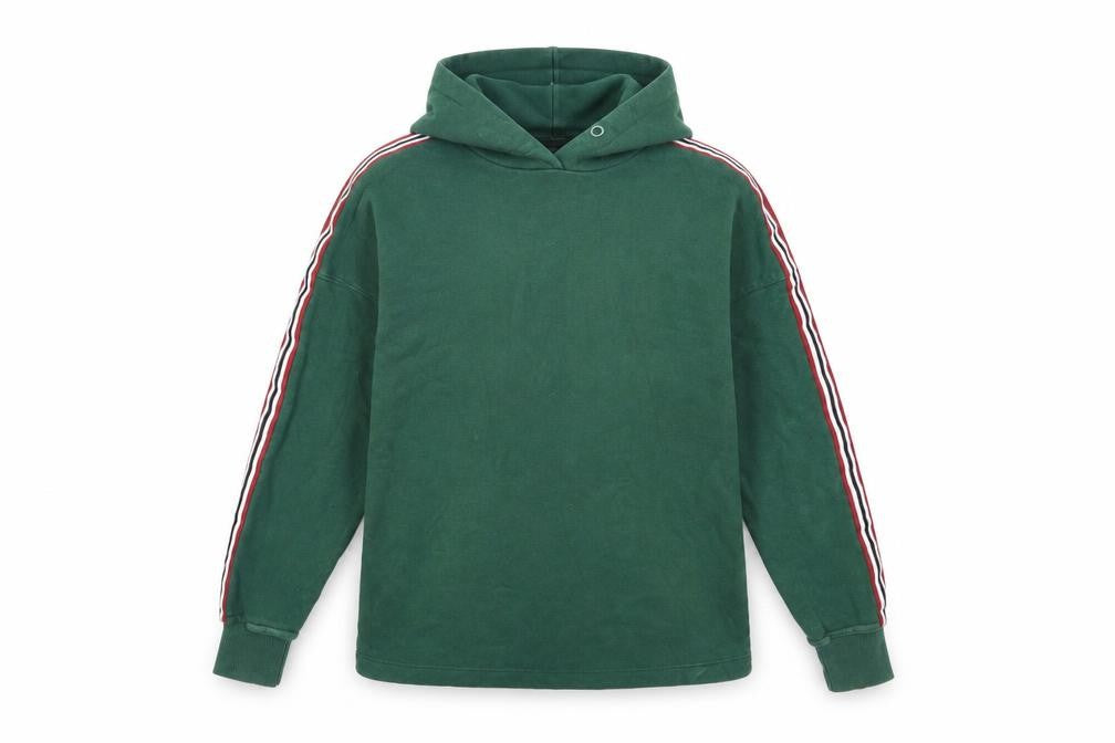 Pull&Bear Green XS Unisex Pullover Hoodie