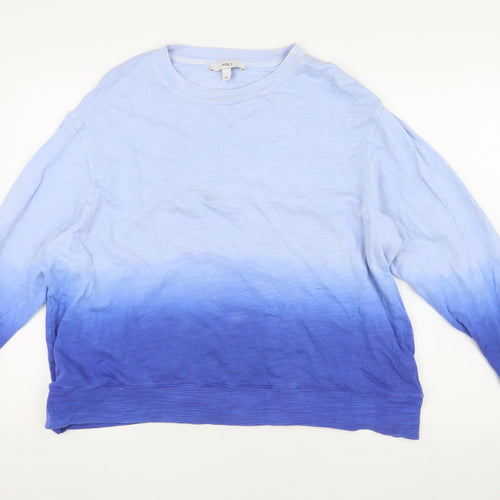 Marks and Spencer Women's Blue Ombre Sweatshirt L