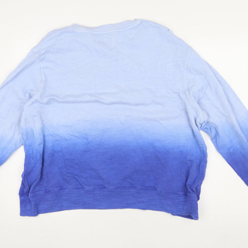 Marks and Spencer Women's Blue Ombre Sweatshirt L