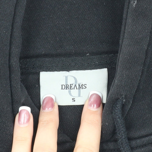 Dreams Unisex Black Butterfly Hoodie S