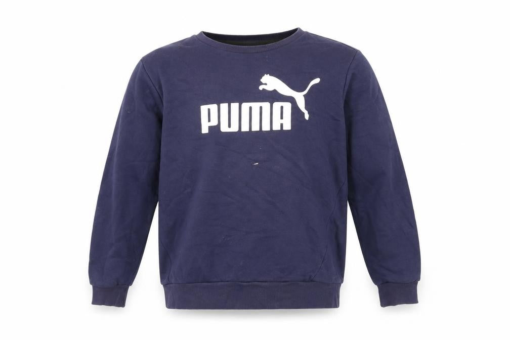 Puma Men's Blue M Logo Pullover Sweatshirt