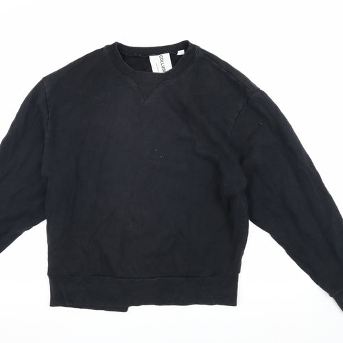 Collusion Men's Black Sweatshirt L Pullover