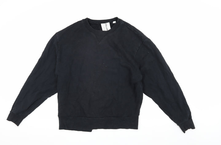 Collusion Men's Black Sweatshirt L Pullover